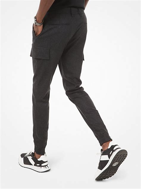 michael kors men's wool cargo joggers|Wool Cargo Joggers .